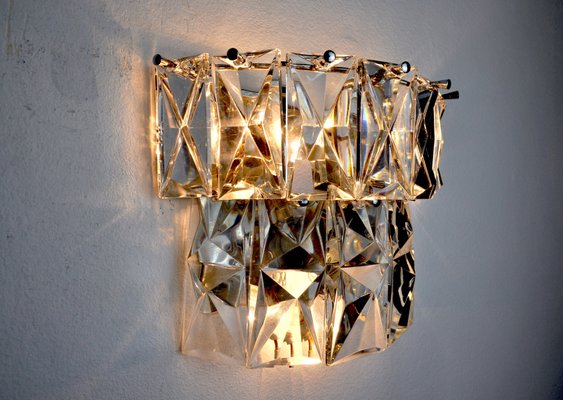 Regency Glass Wall Light from Kinkeldey, Germany, 1970-EJE-1174540