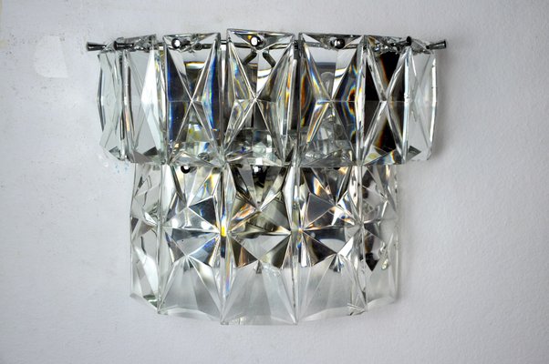 Regency Glass Wall Light from Kinkeldey, Germany, 1970-EJE-1174540