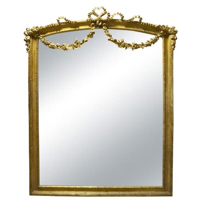 Regency Gold Foil Wood Rectangular Handcrafted Mirror, Spain, 1970s-UZ-1383183