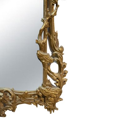 Regency Rectangular Handcrafted Gold Foil Wood Mirror, Spain, 1970s-UZ-1395345