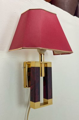 Regency Style Brass and Acrylic Wall Lamp from Herda, 1970s-WZZ-1718222