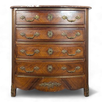 Regency Style Chest of Drawers in Rosewood Veneer-HLV-2024363