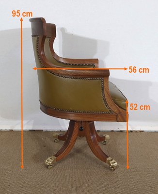 Regency Style Desk Armchair, 20th Century-RVK-1337816