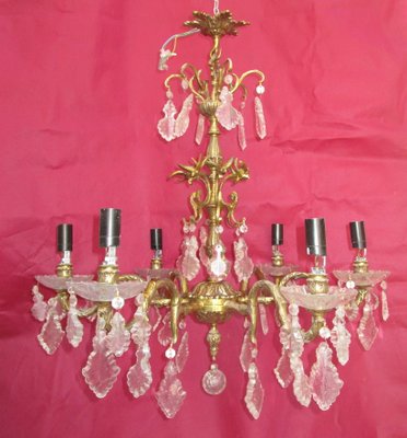 Regency Style Maria Teresa Chandelier, 1930s-ZVO-882632