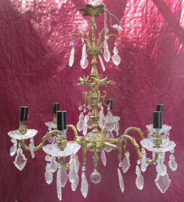 Regency Style Maria Teresa Chandelier, 1930s-ZVO-882632