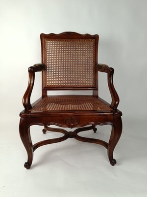 Regency Walnut Armchair, 1920s-RKF-1749930