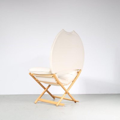 Regina D'Africa Chair with Stool by Vico Magistretti for Alias, Italy, 1970s, Set of 2-GG-1757328