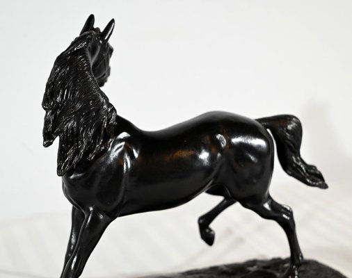 Regula Horse on Wooden Base, Early 20th Century-RVK-1800302