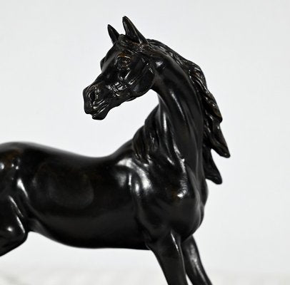 Regula Horse on Wooden Base, Early 20th Century-RVK-1800302