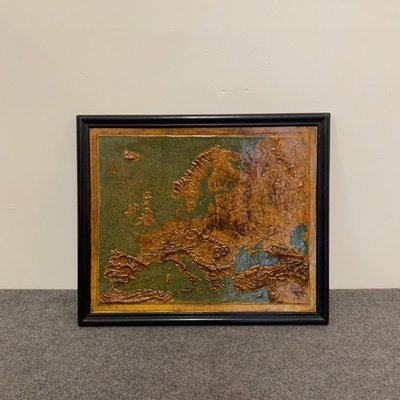 Relief Map of Europe by F. Dufour-IGT-932109