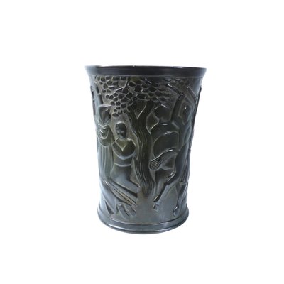 Relief Vase 2337 in Disco Metal by Just Andersen, Denmark, 1940s-RCH-2036022