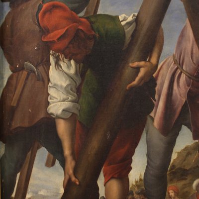 Religious Artist, The Martyrdom of Saint Andrew, 1850, Oil on Canvas, Framed-RP-1816181