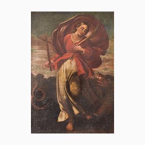 Religious Figurative Painting, 18th-Century, Oil on Canvas-AOI-1360118