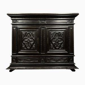 Renaissance Blackened Wood Sideboard-MWB-1817866