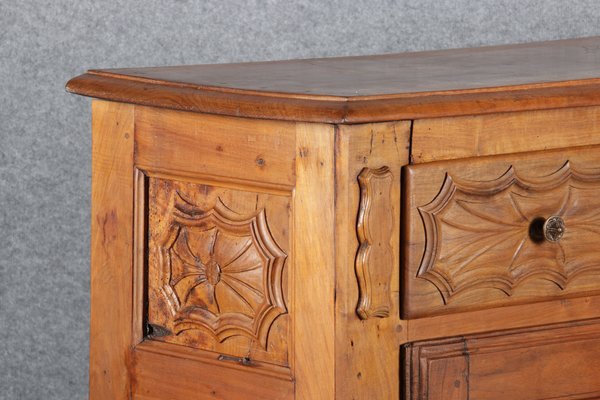 Renaissance Early Baroque Half Cabinet in Walnut, 17th Century, Italy-DXD-1789932