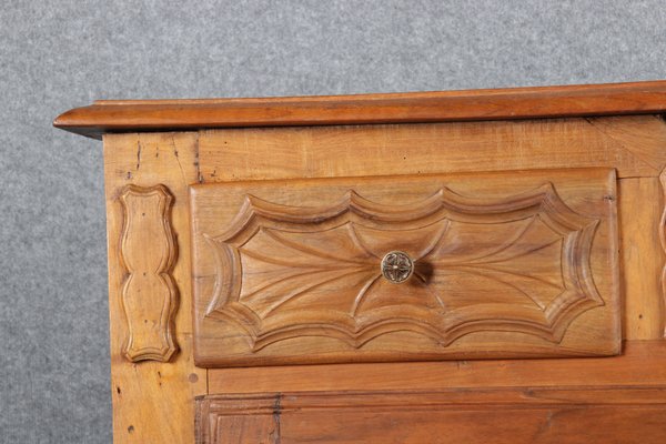 Renaissance Early Baroque Half Cabinet in Walnut, 17th Century, Italy-DXD-1789932