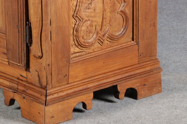 Renaissance Early Baroque Half Cabinet in Walnut, 17th Century, Italy-DXD-1789932