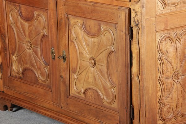 Renaissance Early Baroque Half Cabinet in Walnut, 17th Century, Italy-DXD-1789932