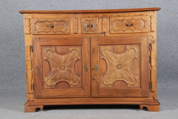 Renaissance Early Baroque Half Cabinet in Walnut, 17th Century, Italy-DXD-1789932