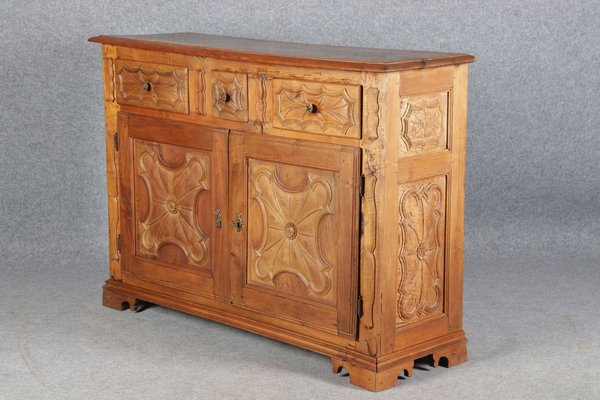 Renaissance Early Baroque Half Cabinet in Walnut, 17th Century, Italy-DXD-1789932