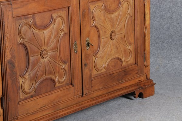 Renaissance Early Baroque Half Cabinet in Walnut, 17th Century, Italy-DXD-1789932