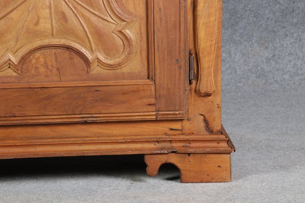 Renaissance Early Baroque Half Cabinet in Walnut, 17th Century, Italy-DXD-1789932