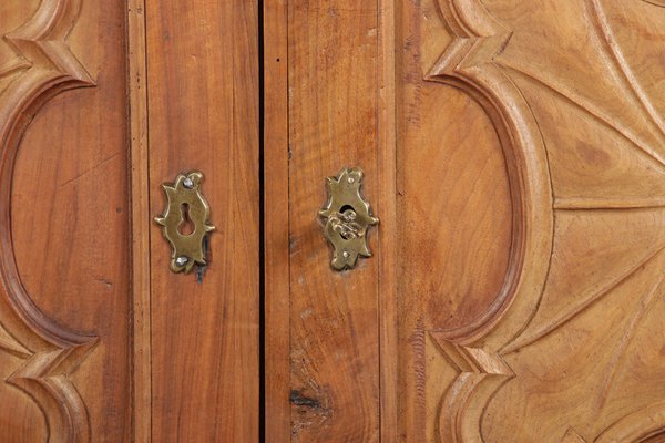 Renaissance Early Baroque Half Cabinet in Walnut, 17th Century, Italy-DXD-1789932