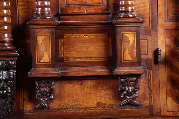 Renaissance or Early Baroque Facade Cabinet, 17th Century-DXD-931723