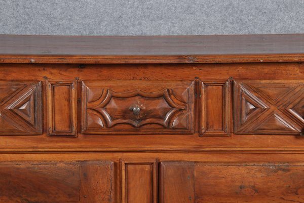 Renaissance or Early Baroque Half-Cabinet in Walnut, Italy, 17th Century-DXD-1132869