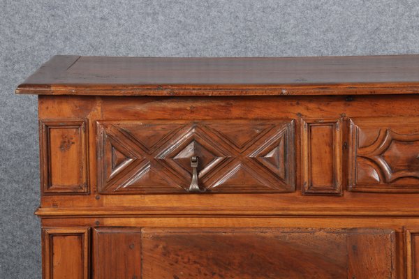 Renaissance or Early Baroque Half-Cabinet in Walnut, Italy, 17th Century-DXD-1132869