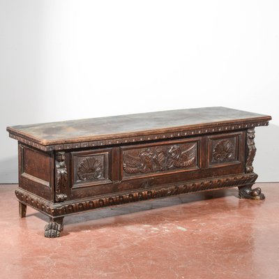 Renaissance Style Carved Chest, 1900s-RAQ-2016964