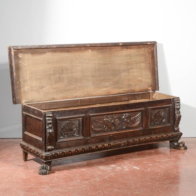 Renaissance Style Carved Chest, 1900s-RAQ-2016964