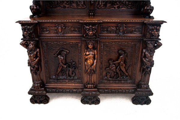 Renaissance Style Carved Sideboard, France, 1790s-BXB-1801021