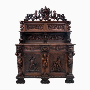 Renaissance Style Carved Sideboard, France, 1790s-BXB-1801021