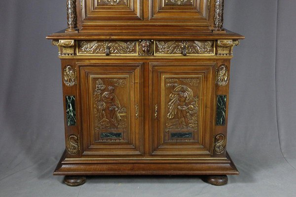 Renaissance Style Carved Walnut Buffet-WSV-1372294