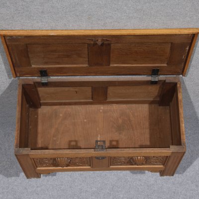 Renaissance Style Chest in Oak, 1940s-DXD-1790803