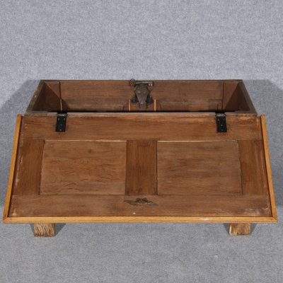 Renaissance Style Chest in Oak, 1940s-DXD-1790803