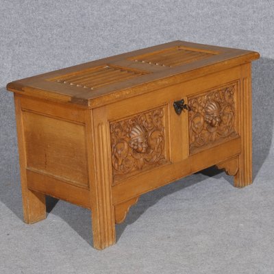 Renaissance Style Chest in Oak, 1940s-DXD-1790803