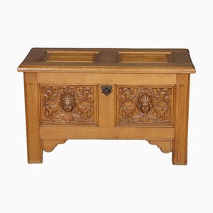 Renaissance Style Chest in Oak, 1940s-DXD-1790803