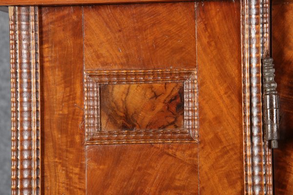 Renaissance Walnut 1-Door Cabinet, 17th Century-DXD-1132860