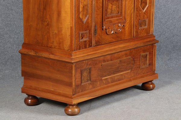 Renaissance Walnut 1-Door Cabinet, 17th Century-DXD-1132860