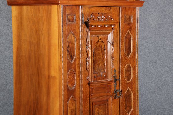 Renaissance Walnut 1-Door Cabinet, 17th Century-DXD-1132860