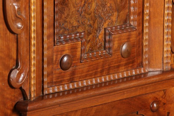 Renaissance Walnut 1-Door Cabinet, 17th Century-DXD-1132860