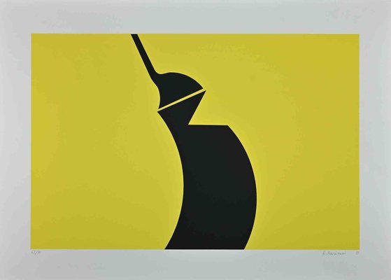 Renato Barisani, The Yellow Structure, Original Screen Print, 1983-ZCI-1272500