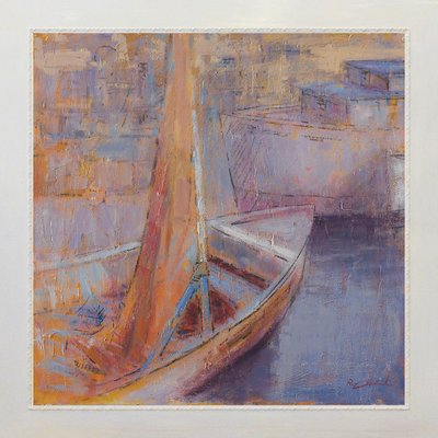 Renato Criscuolo, Boats, Oil on Canvas, 2000s-VHF-1742341