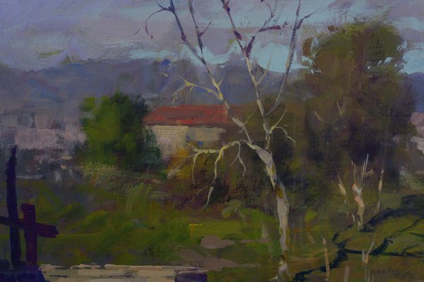 Renato Criscuolo, Campagna, Oil on Canvas-VHF-1111830