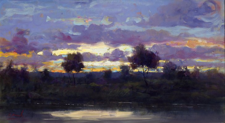 Renato Criscuolo, Dawn, Oil on Canvas-VHF-1751754