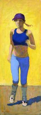 Renato Criscuolo, Jogging/Return Jogging, Italy, Late 2000s, Oil on Canvas, Set of 2-VHF-1286412