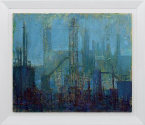 Renato Criscuolo, Periphery, Oil on Canvas, Framed-VHF-1257171