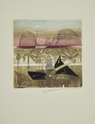 René Lubarow - Le Bas du Ciel - Etching - 1978-ZCI-872302